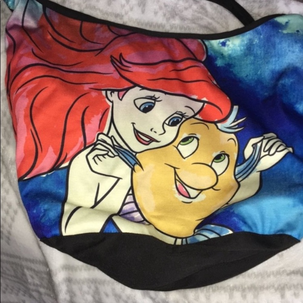 HP🎊The Little Mermaid Ariel and Flounder Hobo Bag
